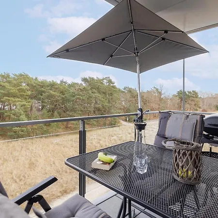 Prora - Helles 2 Schlafzimmer Apartment Mit Meerblick, Grill, Gemeinschaftssauna, E-Ladesaeule Und Strandkorb Am Strand - Duenenblick Apartmán Binz