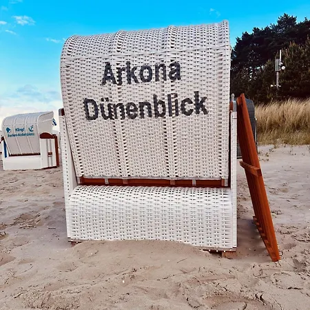 Prora - Helles 2 Schlafzimmer Apartment Mit Meerblick, Grill, Gemeinschaftssauna, E-Ladesaeule Und Strandkorb Am Strand - Duenenblick Apartmán Binz